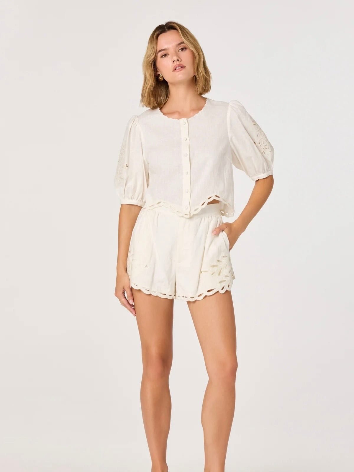 ASTR Joellyn Top & Shorts Set
