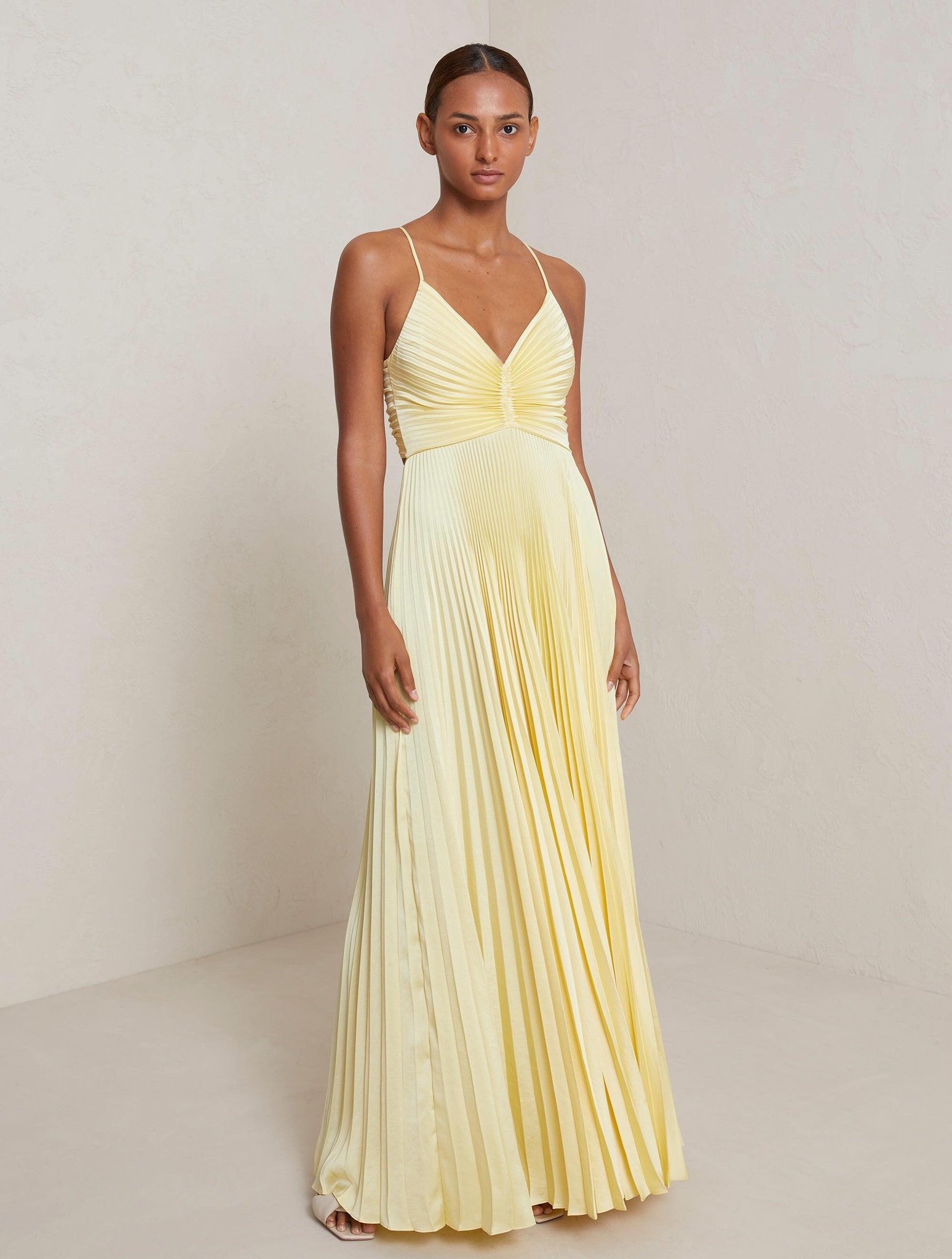 A.l.c. Aries Satin Pleated Dress