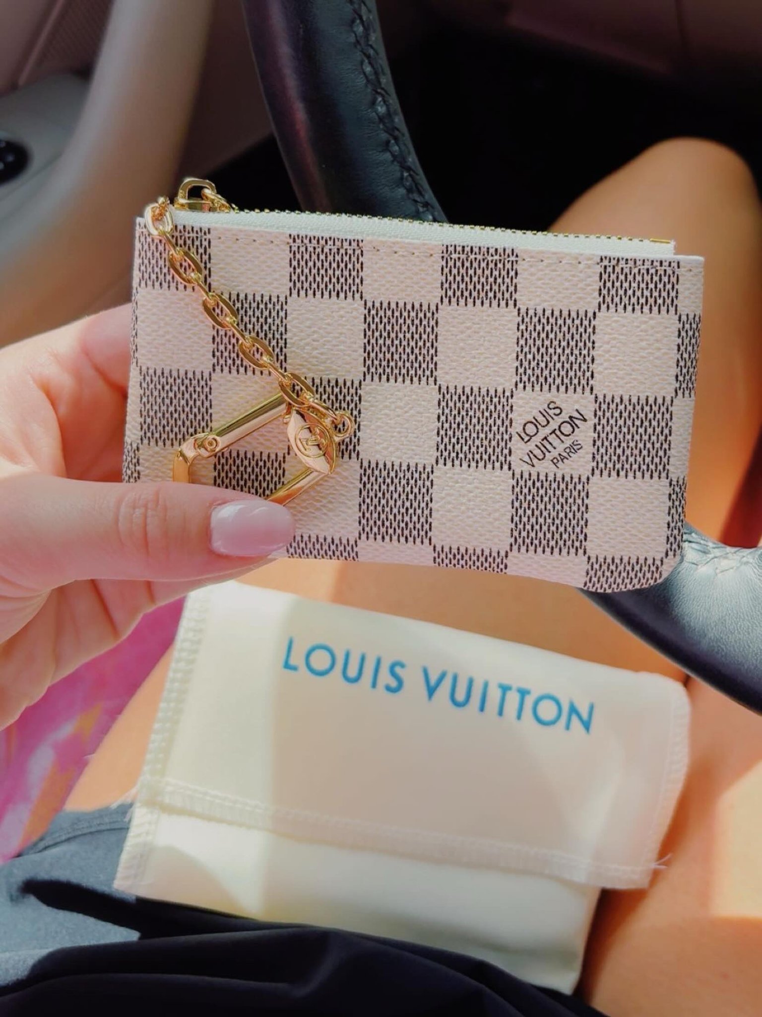 Louis Vuitton Damier Azur Key Pouch