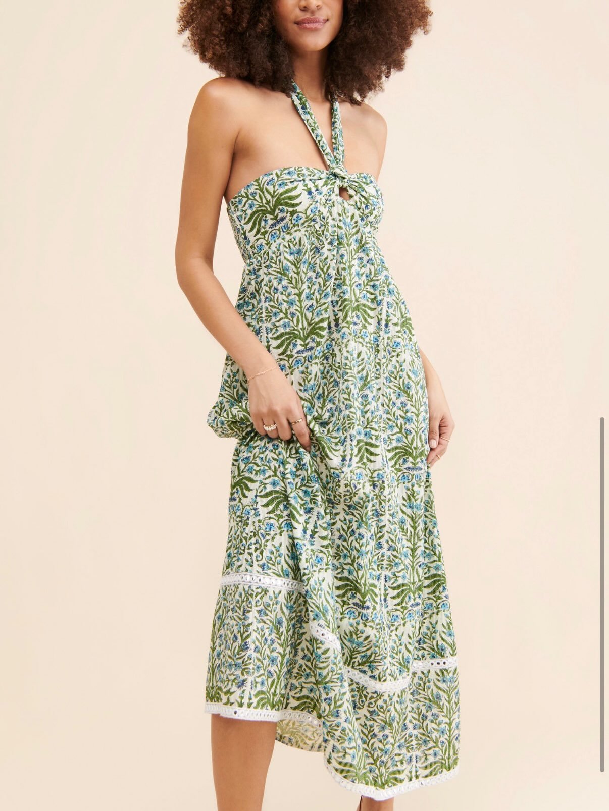 Alekka Halter Maxi Dress