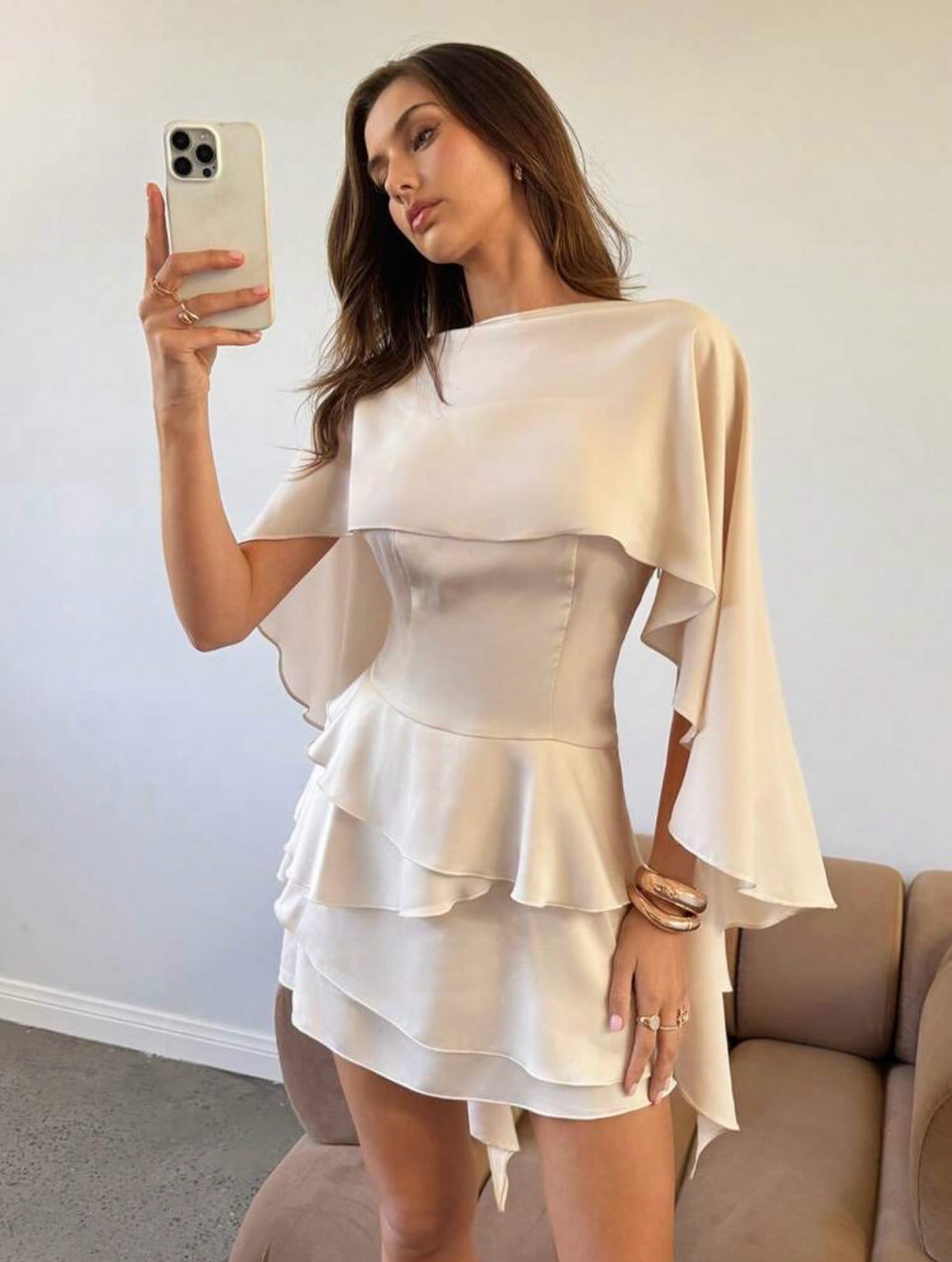 Sleeveless Dress W Detach Scarf