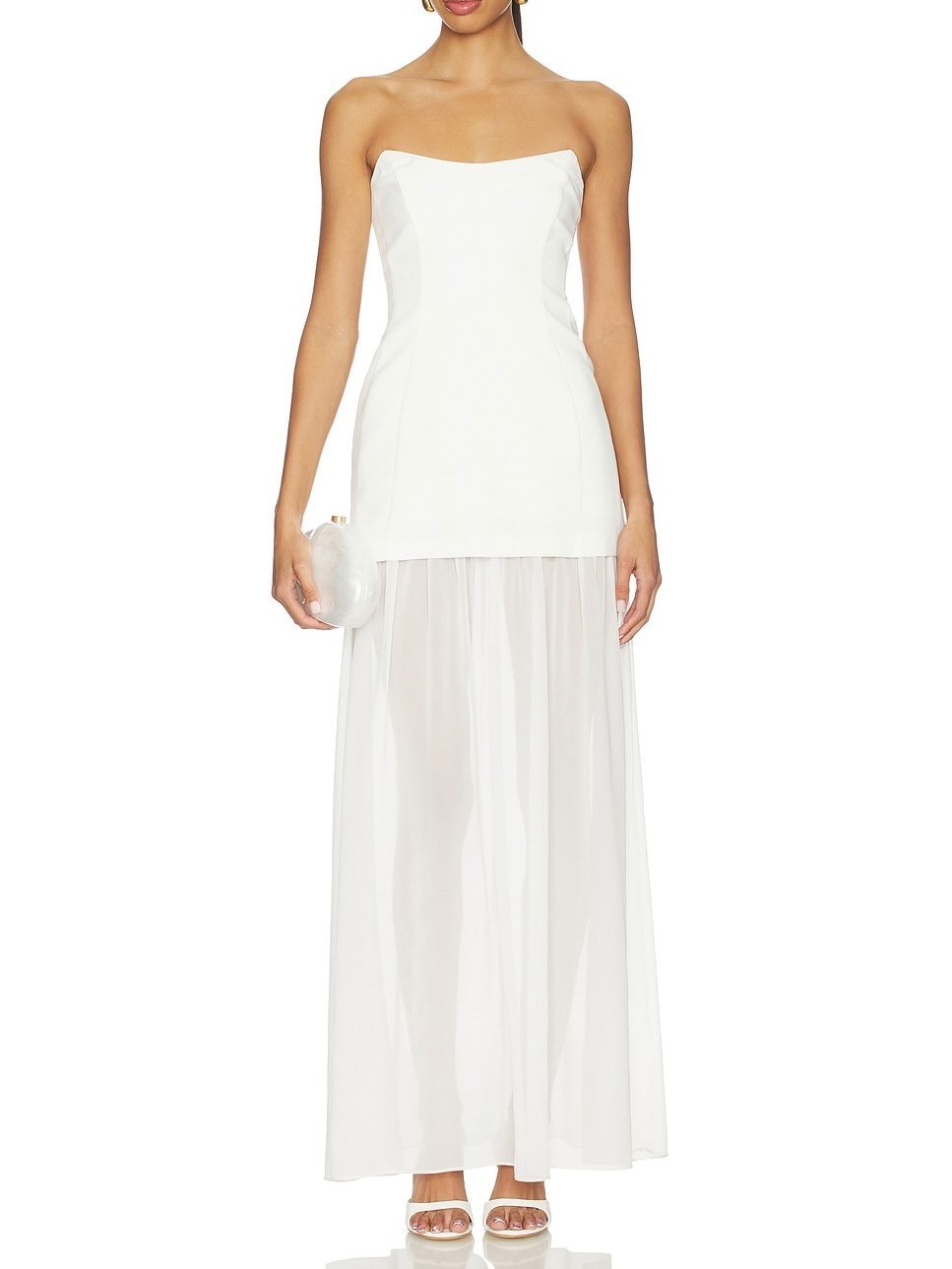 White Sheer Dress