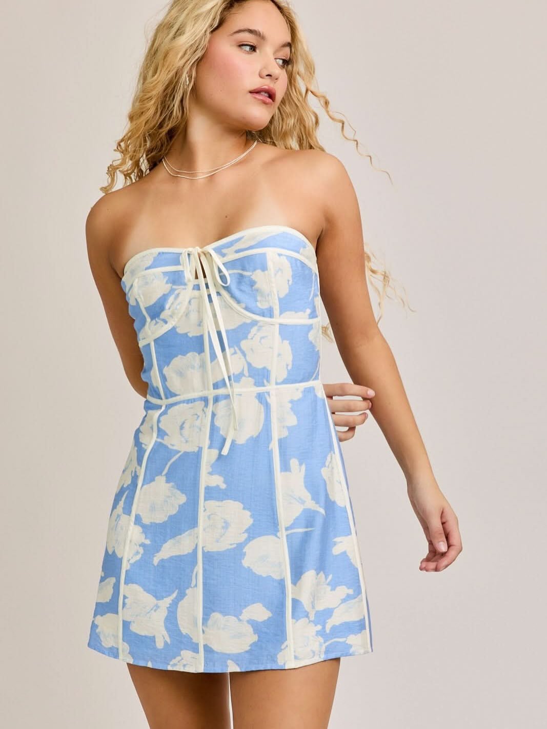Blue Mini Dress