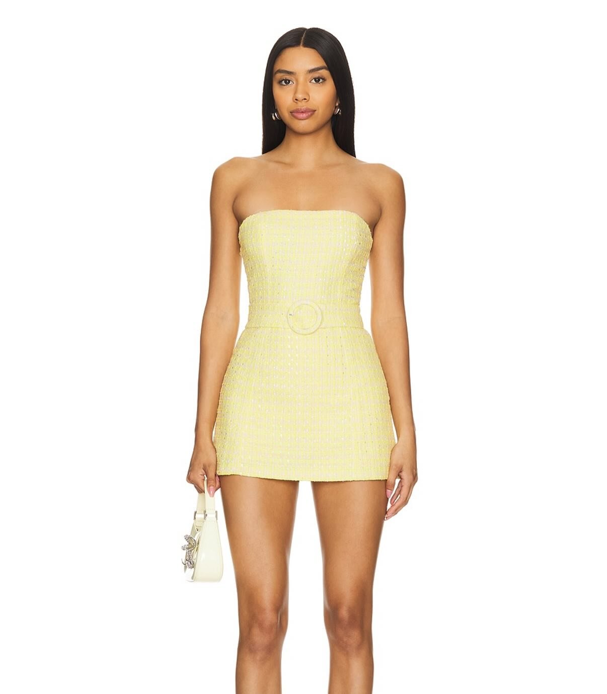 Yellow Romper with Belt