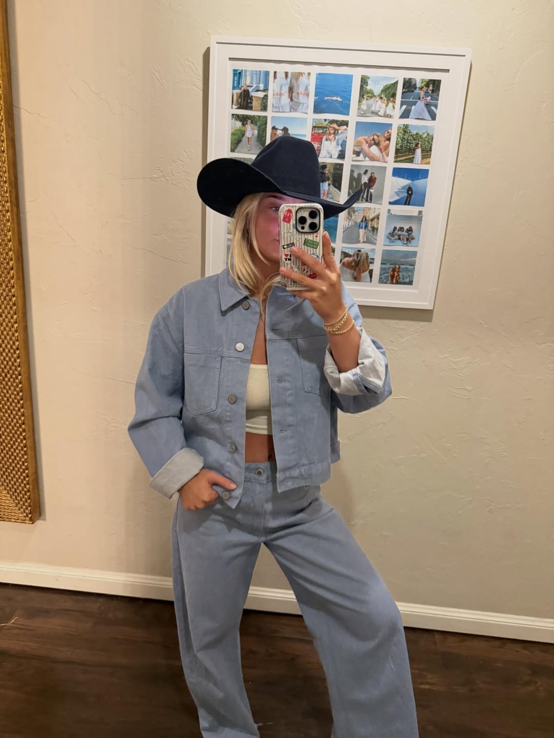 Baby Blue Denim Set