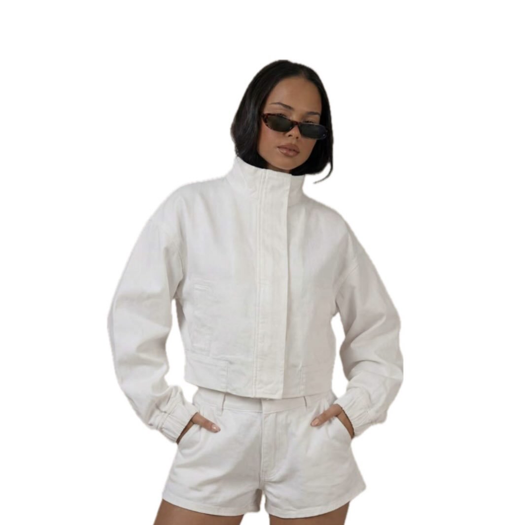 White Denim Set