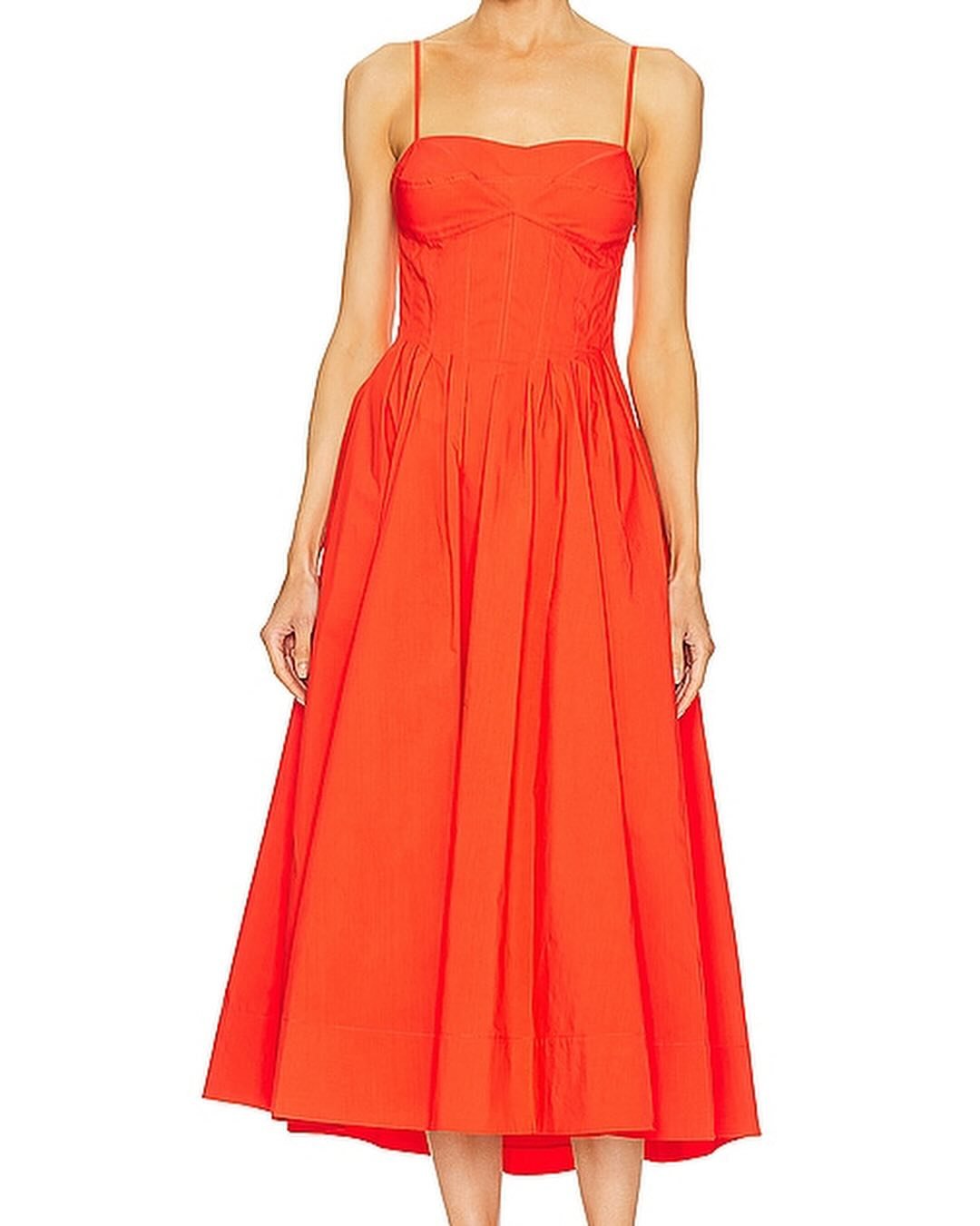 Simkhai Red Midi Dress