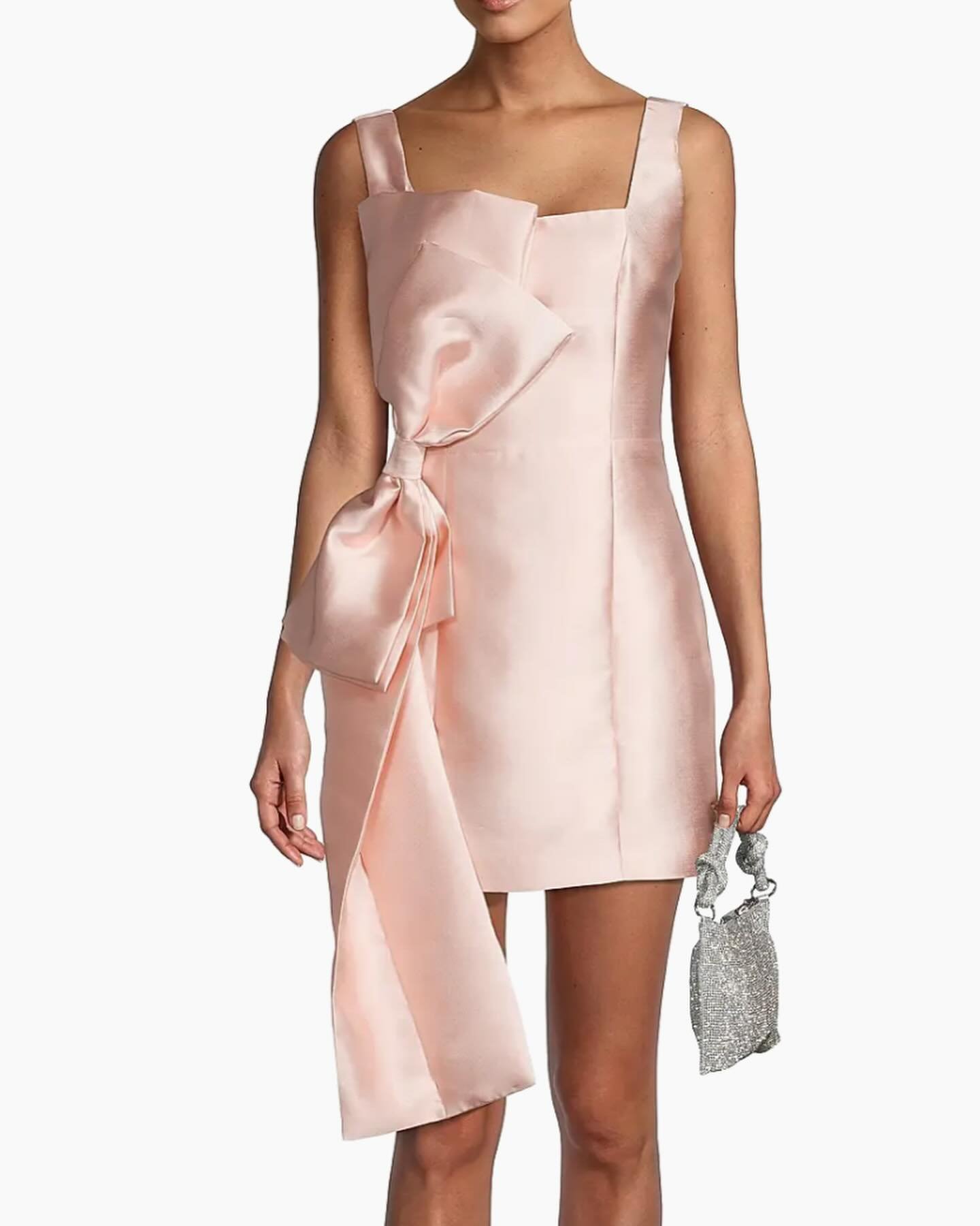 Elliatt Pink Bow Mini Dress