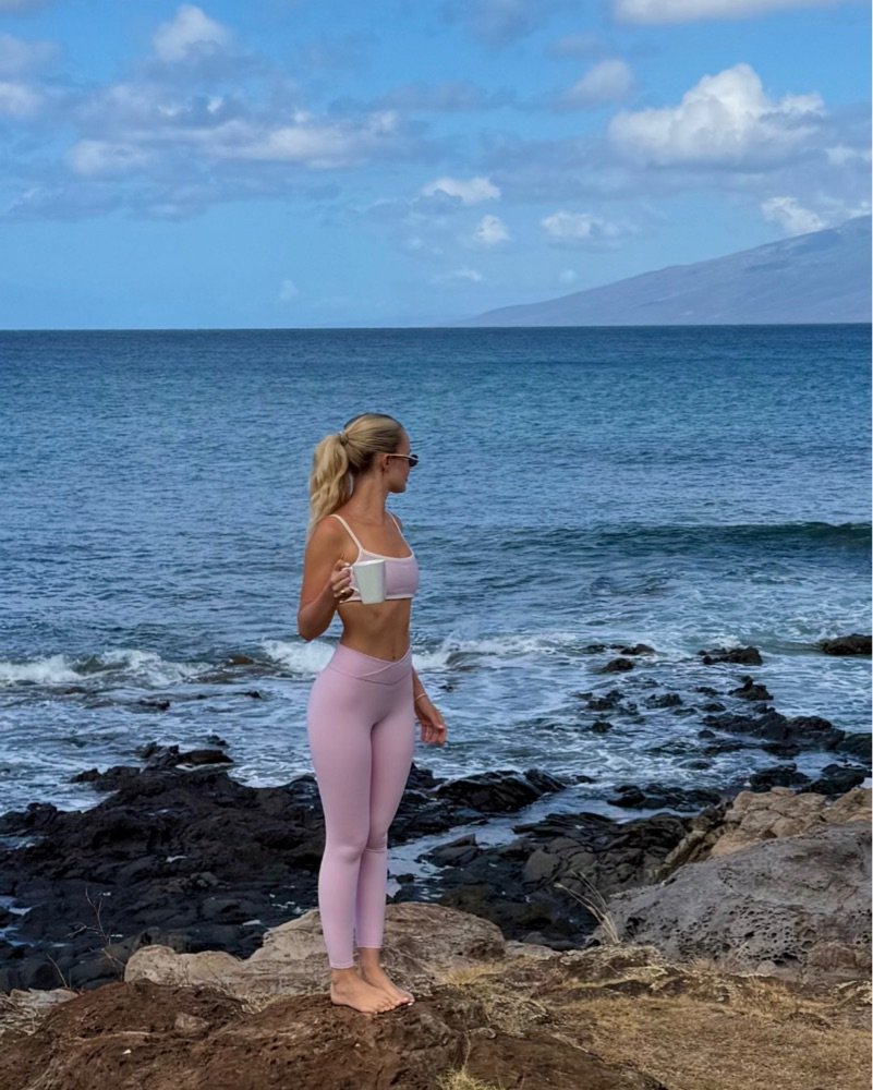 Workout Set in Parfait & Wrap Top