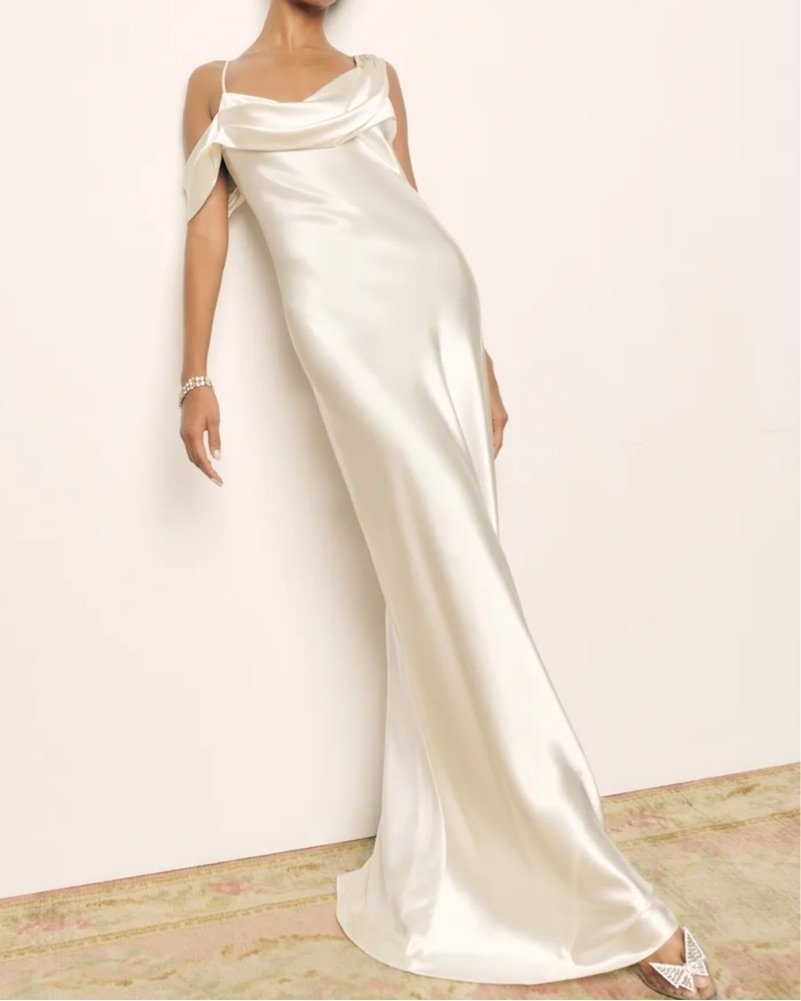 NWT Reformation Ronda Silk Dress