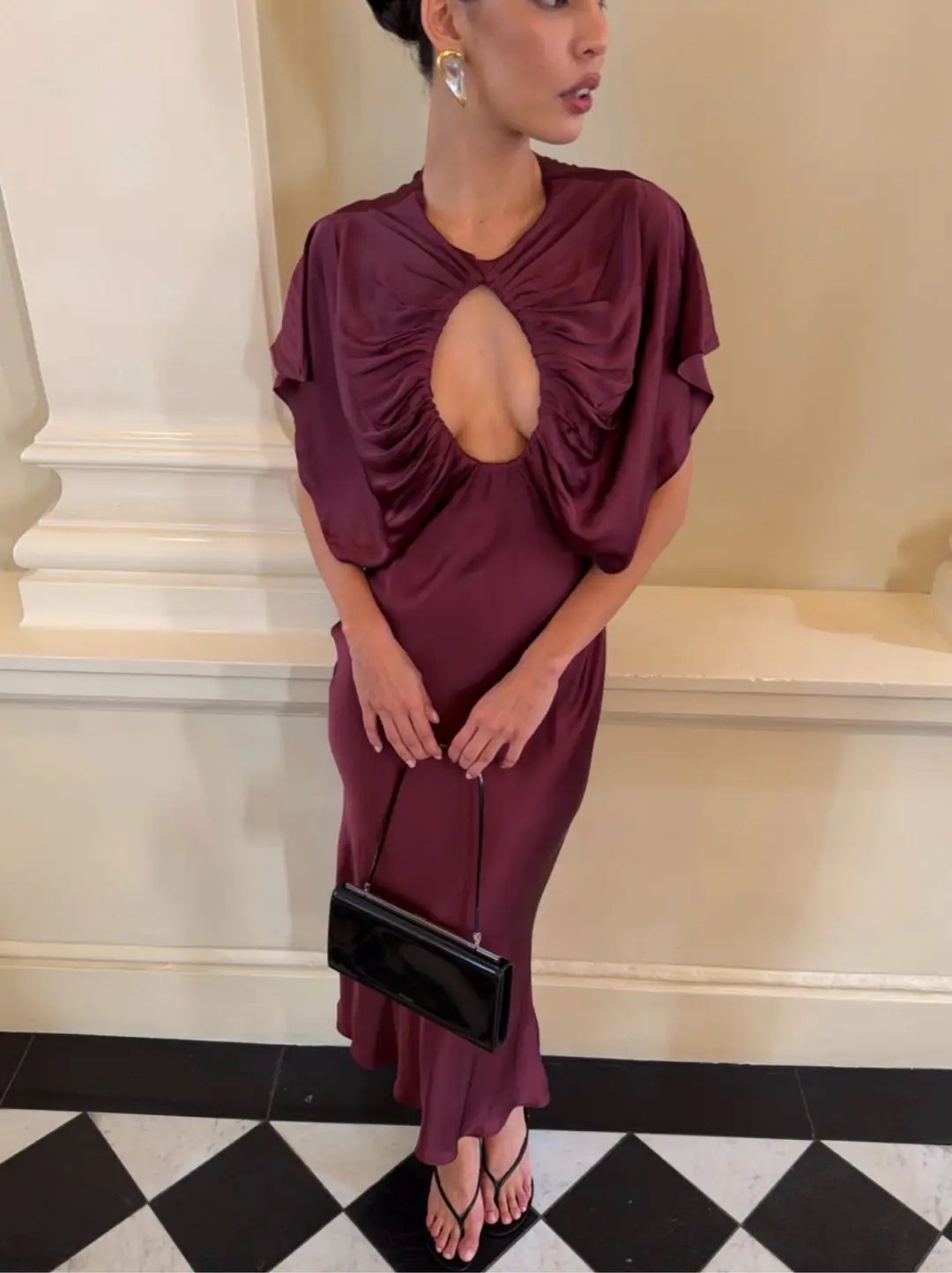 NEW Meshki Mona Dress in Plum