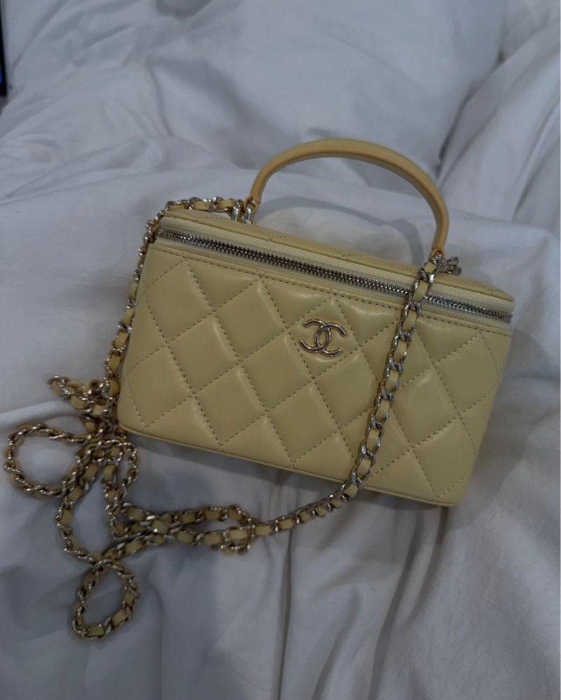 Chanel Yellow Vanity