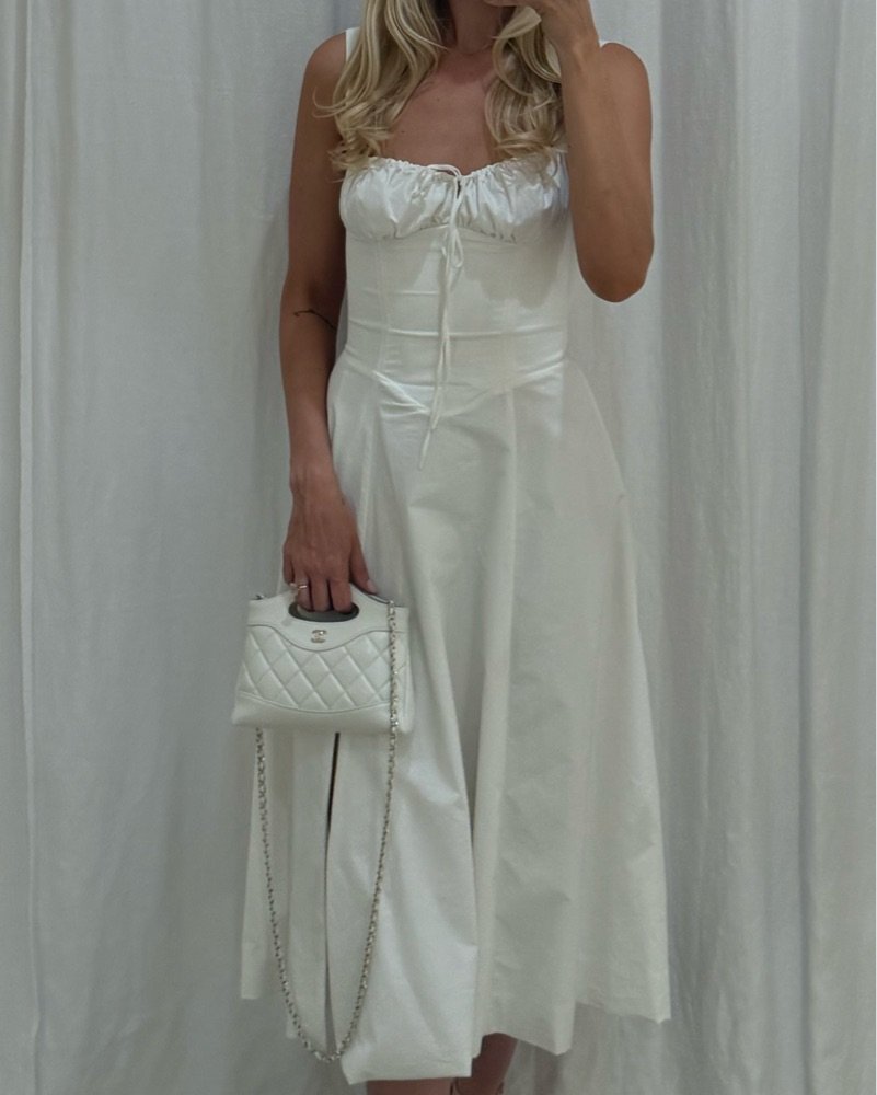 White Corset Dress