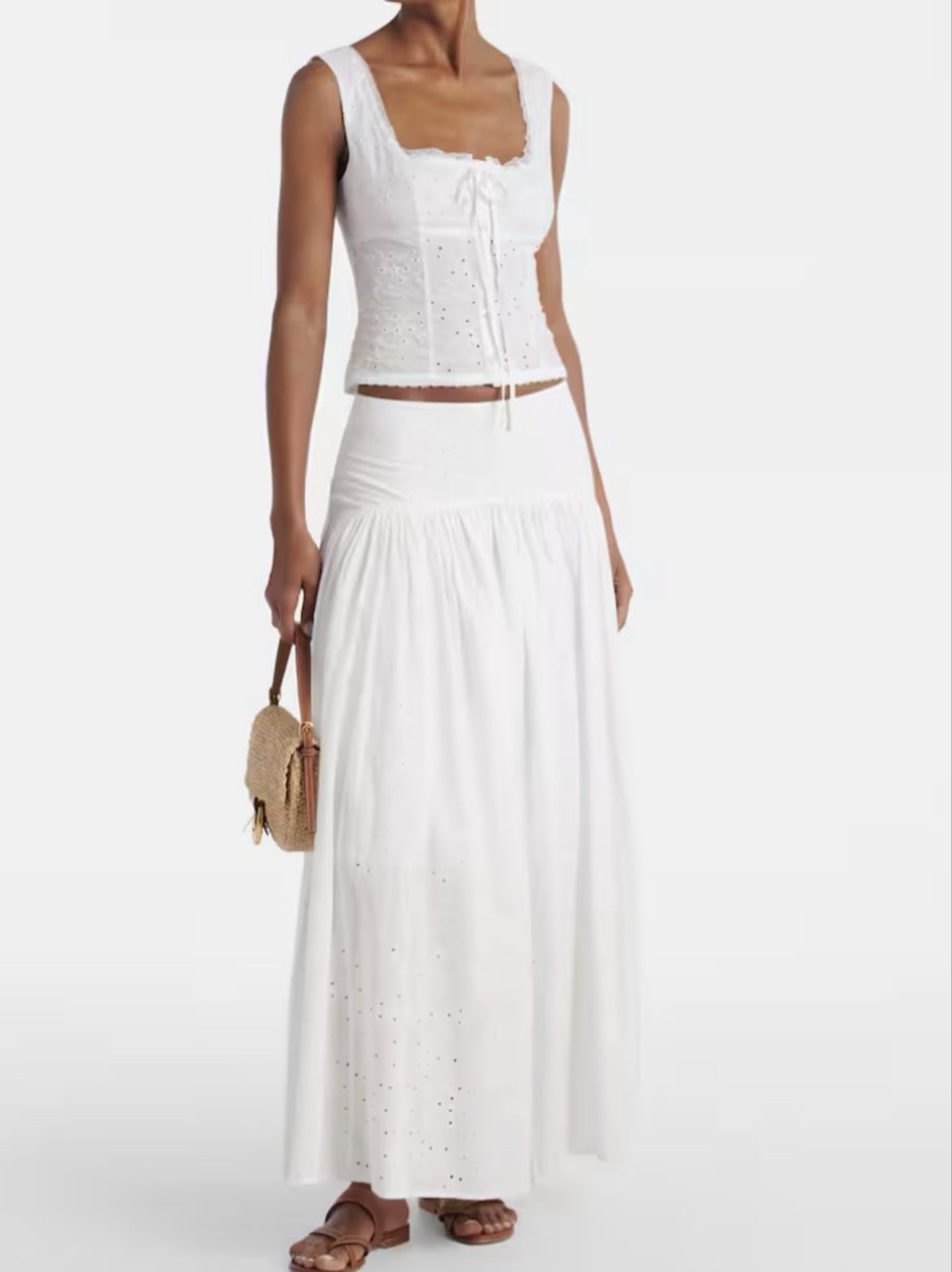White Maxi Set