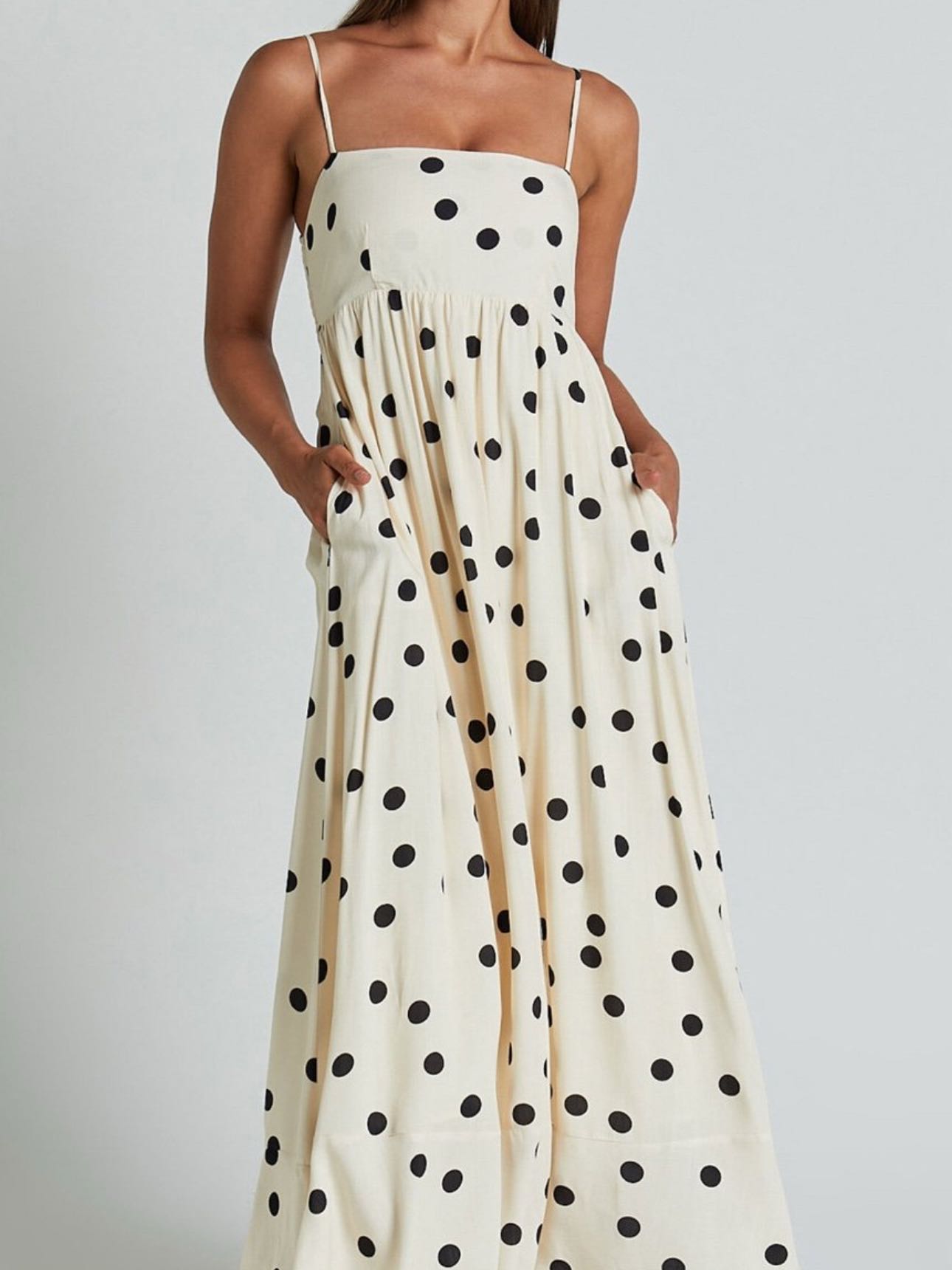 Polka Dot Maxi Dress