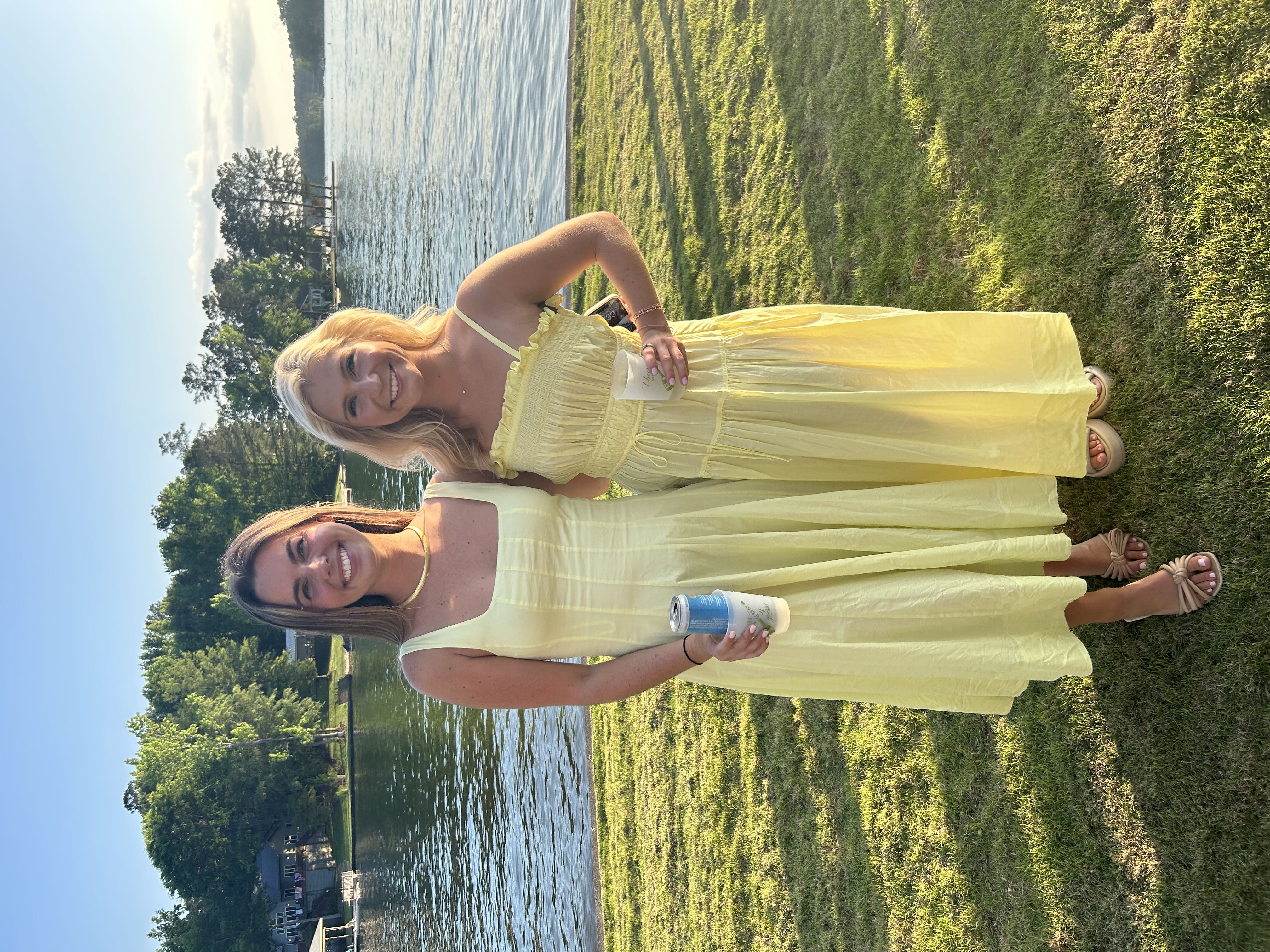 Ulla johnson yellow midi dress