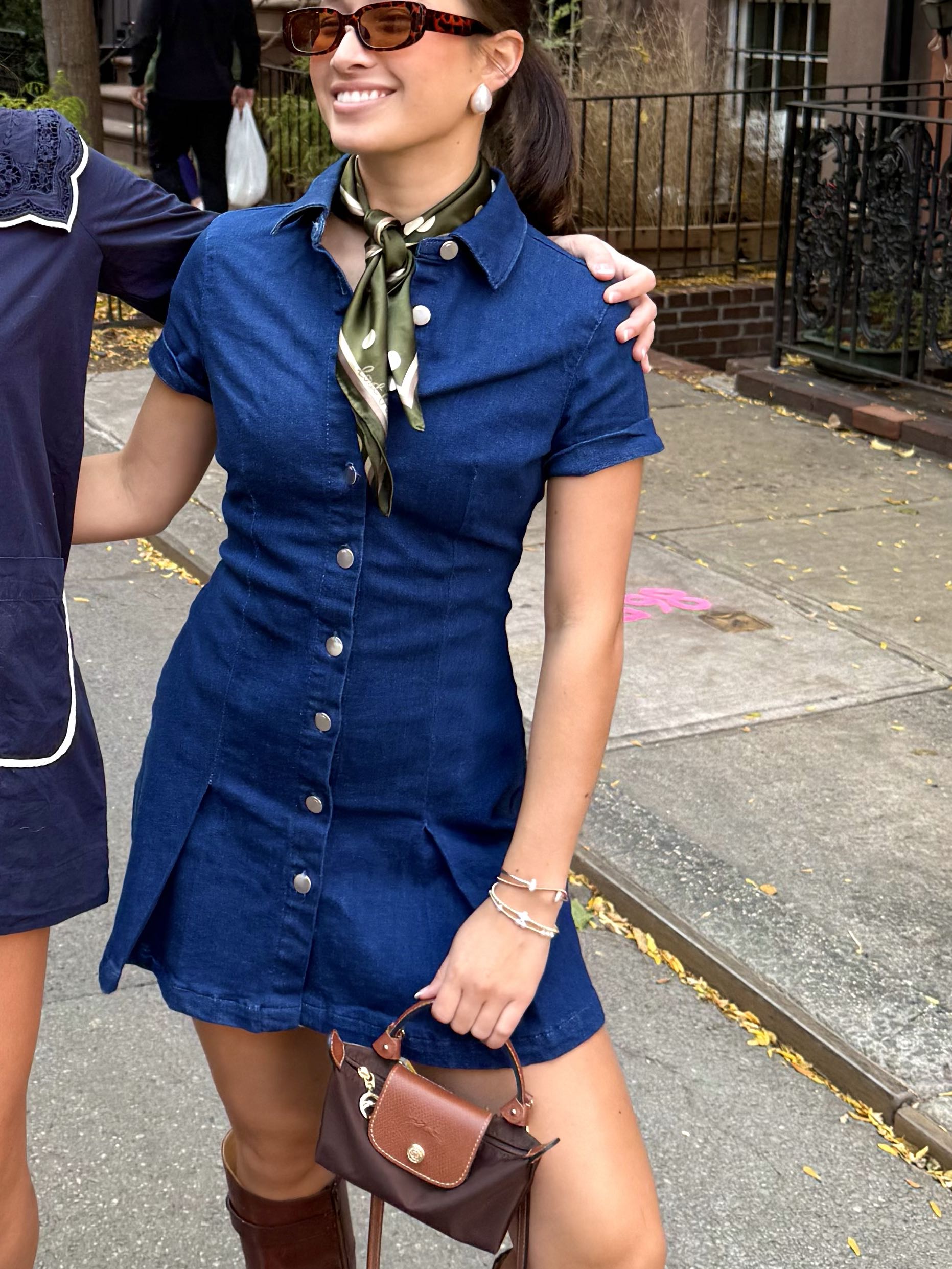 Denim dress