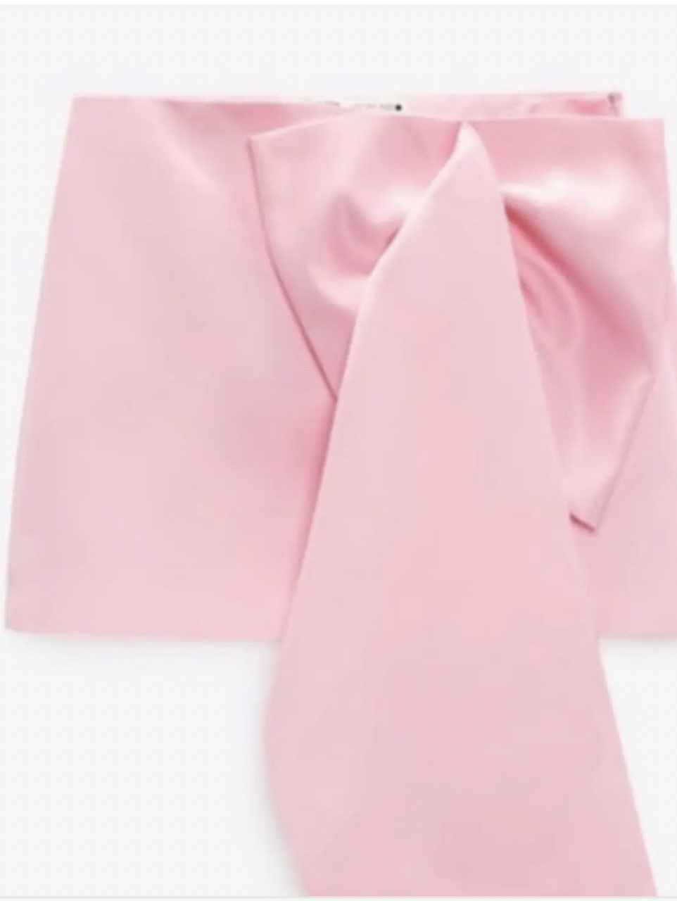 Pink Bow Mini Skirt
