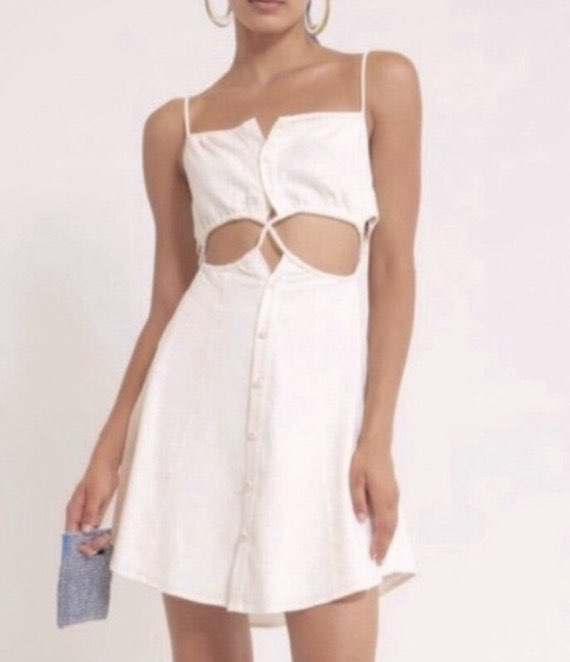Cult Gia white dress
