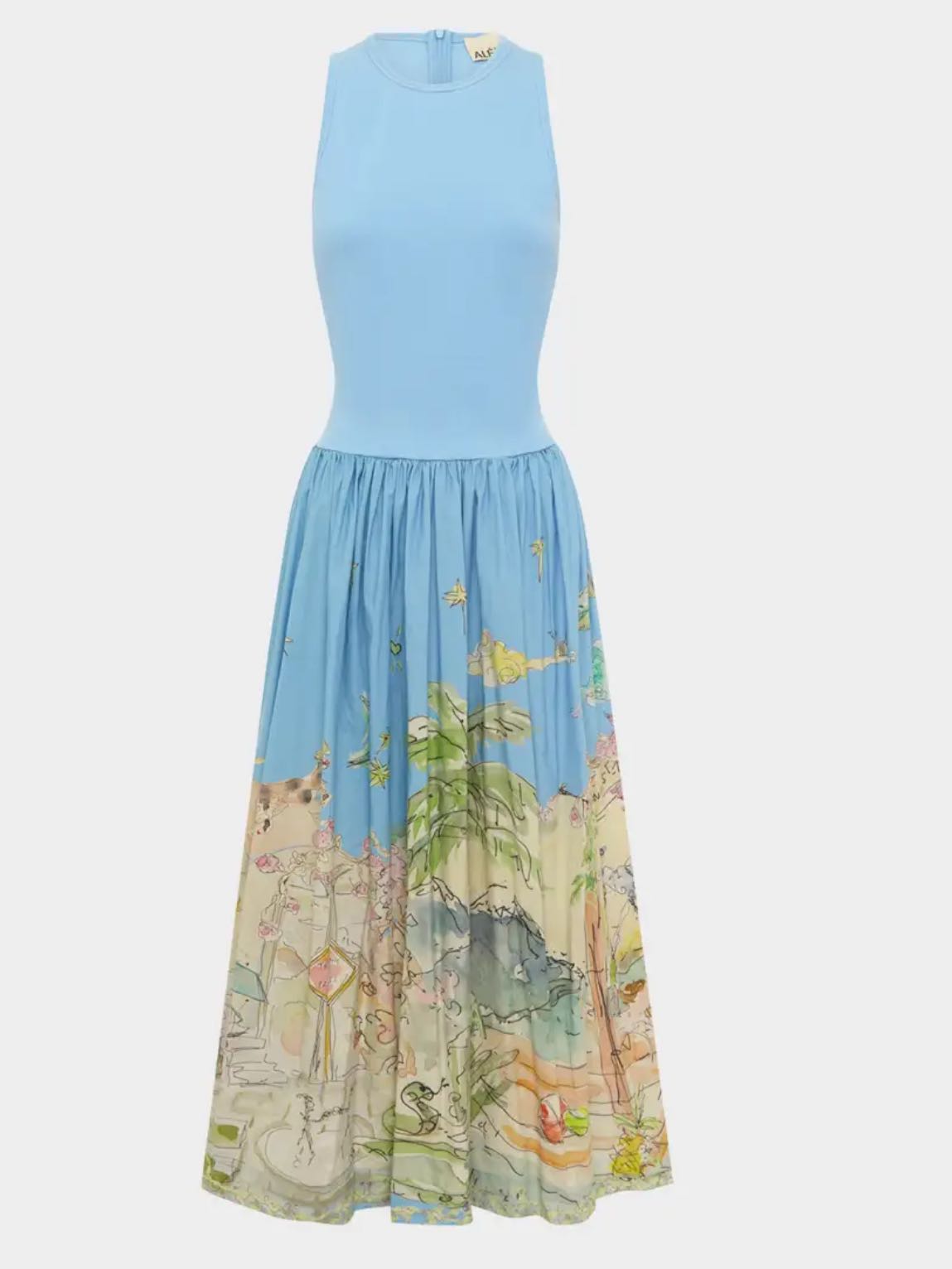ALEMAIS Anouk Tank Midi Dress