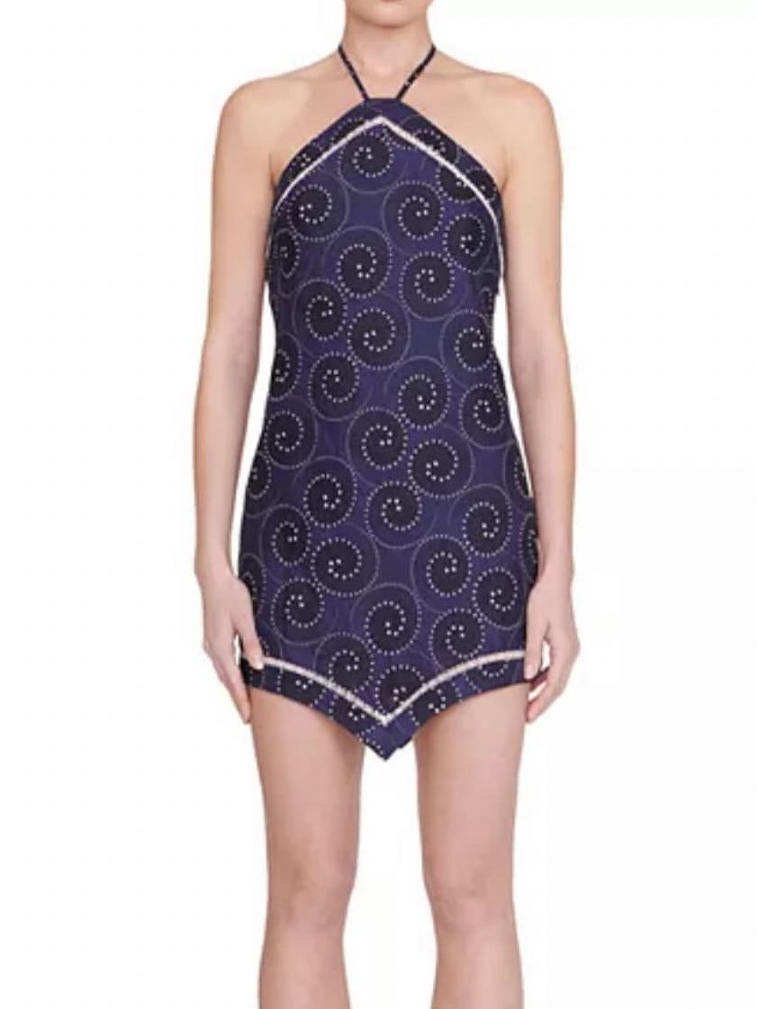 Napkin swirl dress