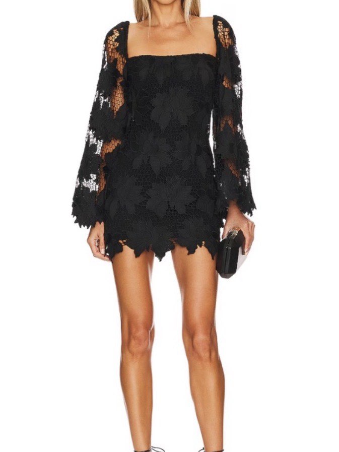 Tropez Black Mini Dress