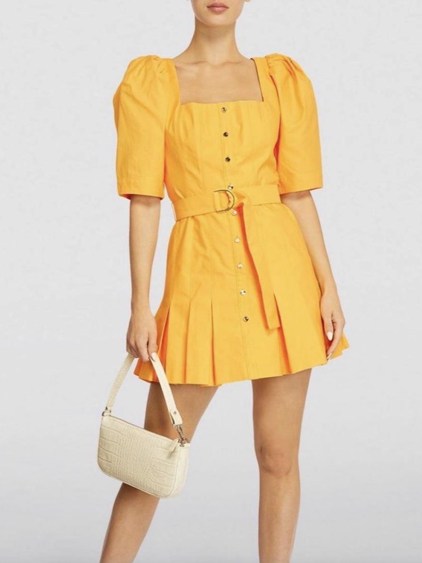 Acler Pleated Casper Mini Dress