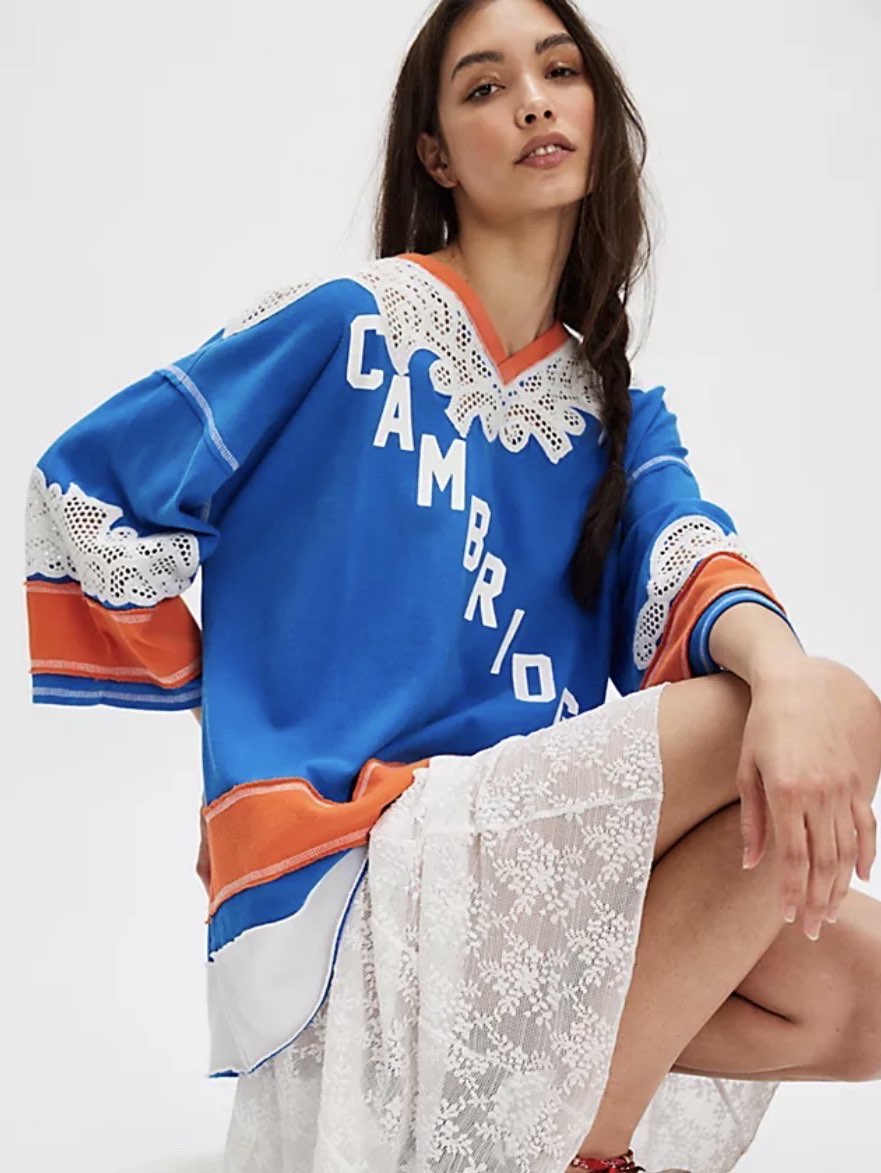 Lace Cambridge jersey tee!
