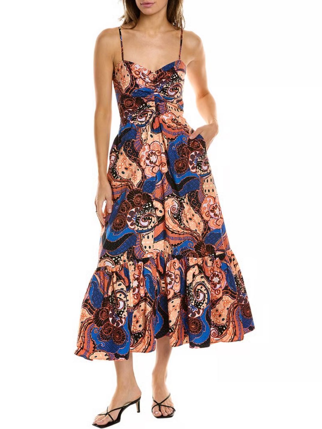 Colorful maxi dress