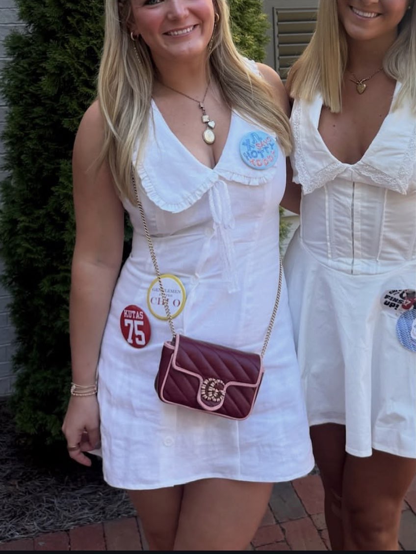 White Collared Mini Dress