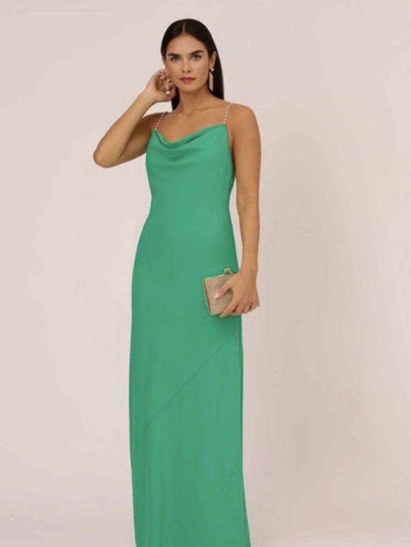 Green formal dress