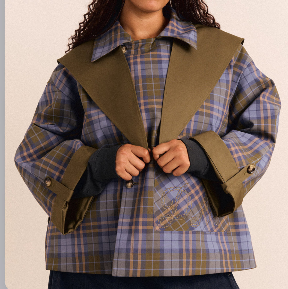 Damson Madder Reversible Trench Coat