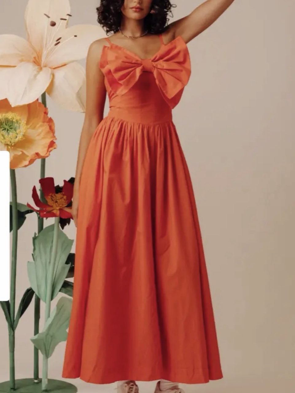 Love the Label Orange Maxi Dress