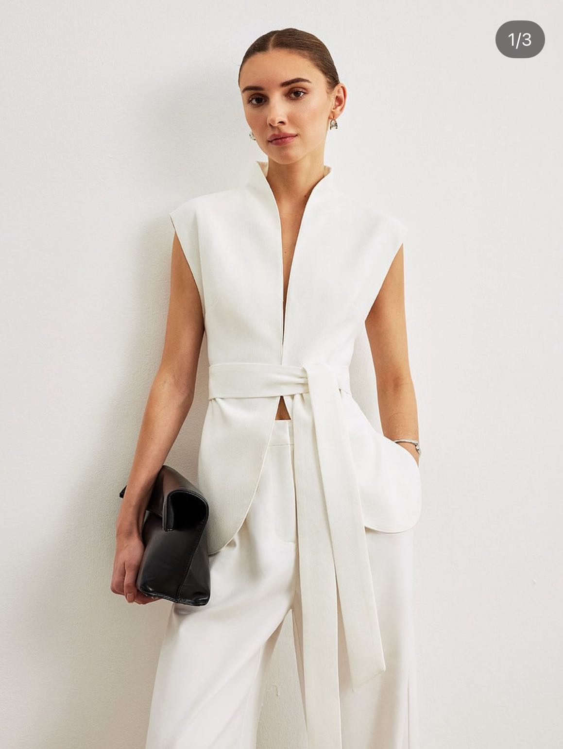 White tie top