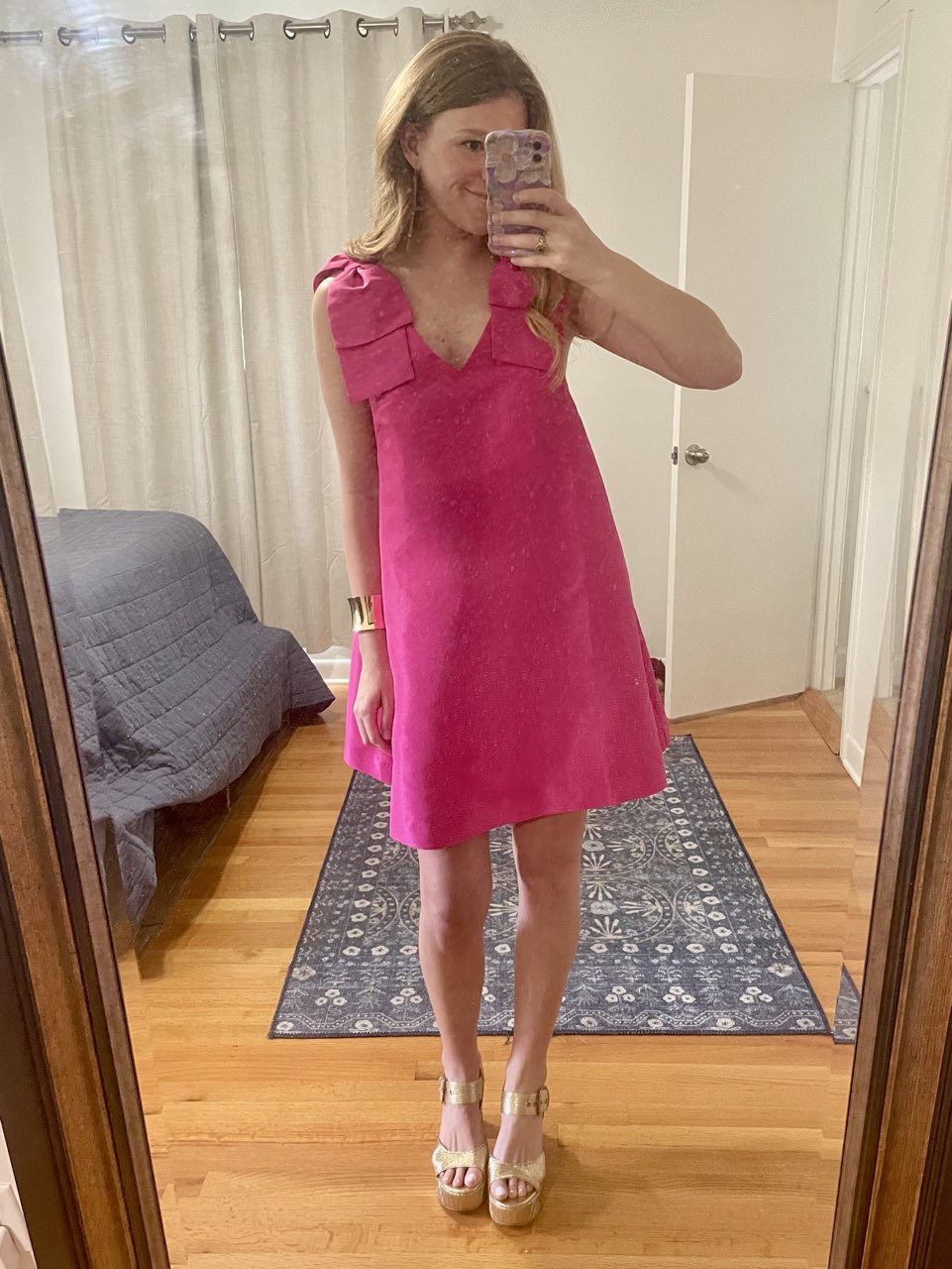 Sugarlips Pink Bow Dress