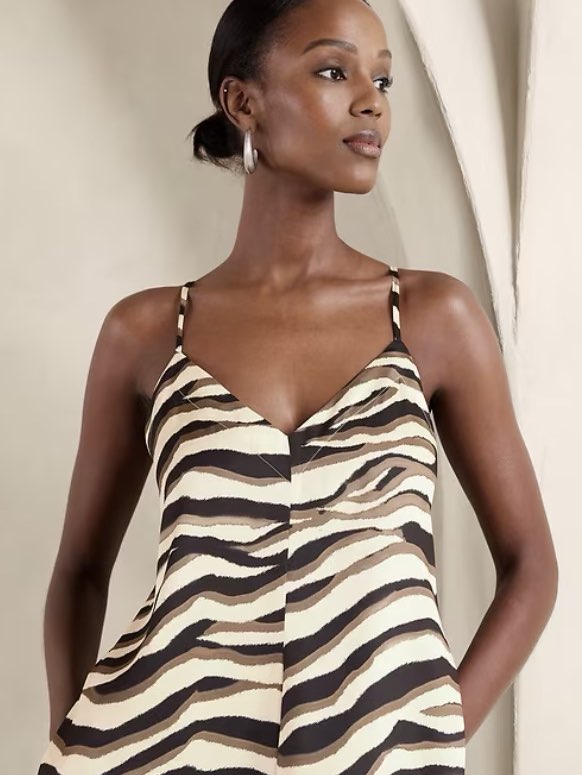 Silky Twill A-Line Maxi Dress