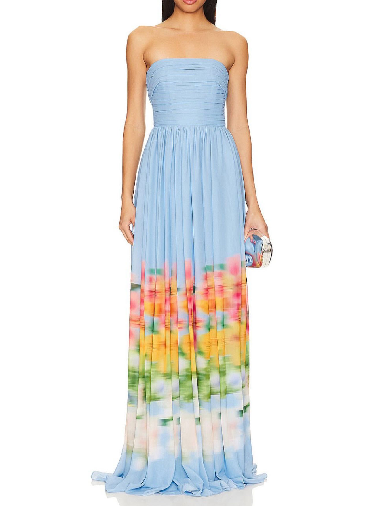 Camille Dress in Blue Multi