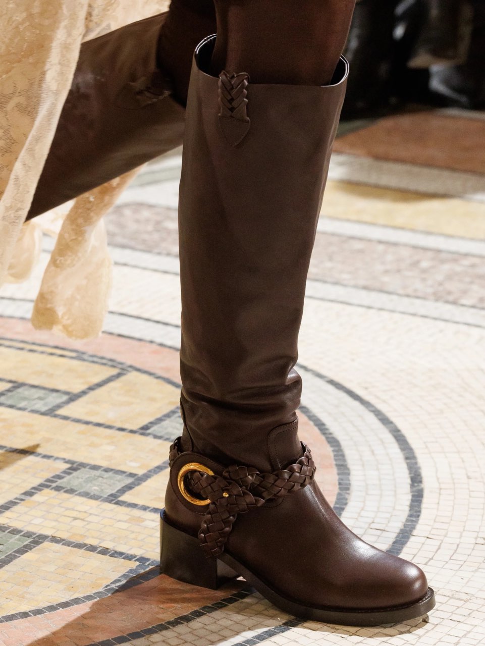 Chloé Dark Brown Knee-High Boots
