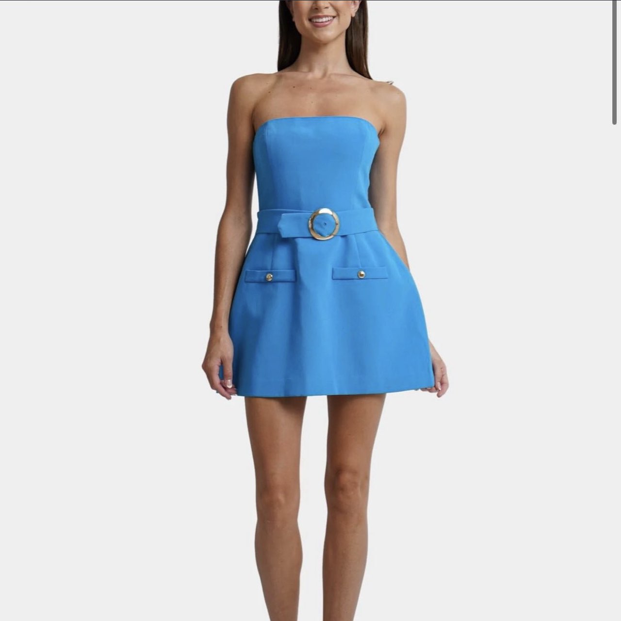 Amanda Uprichard Blue mini dress