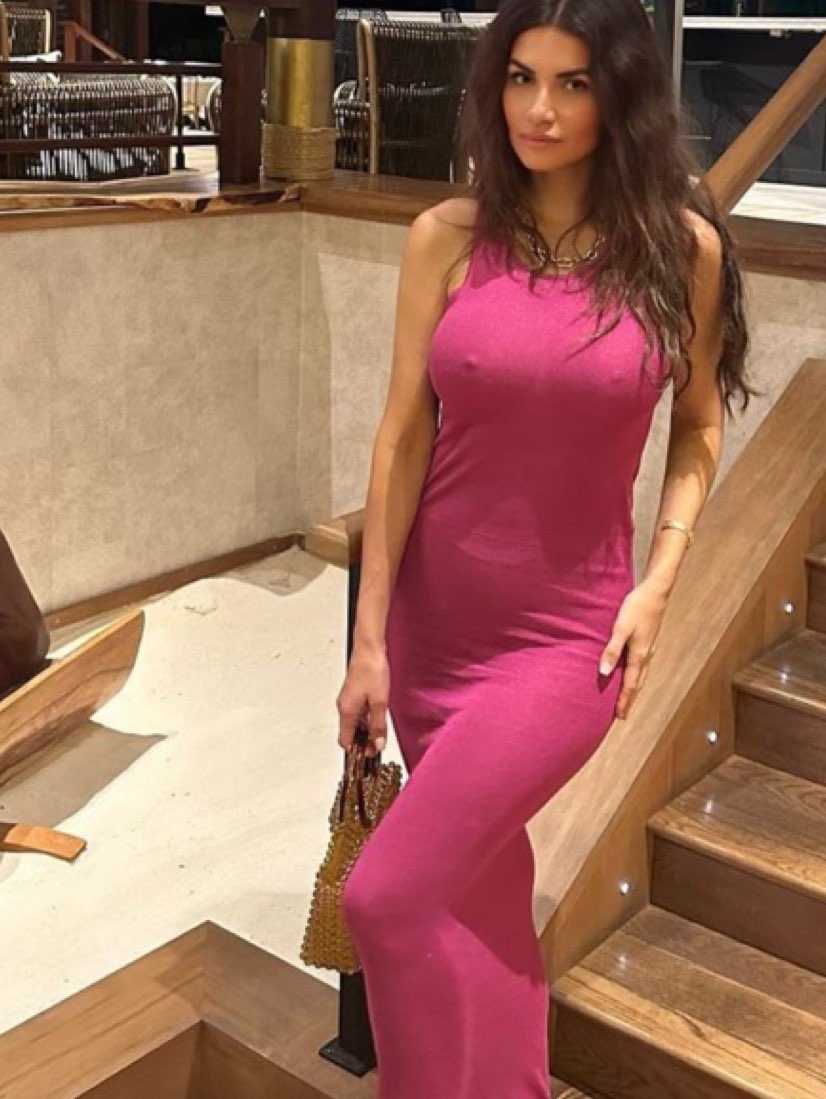 Magenta Ribbed Knit Maxi Dress