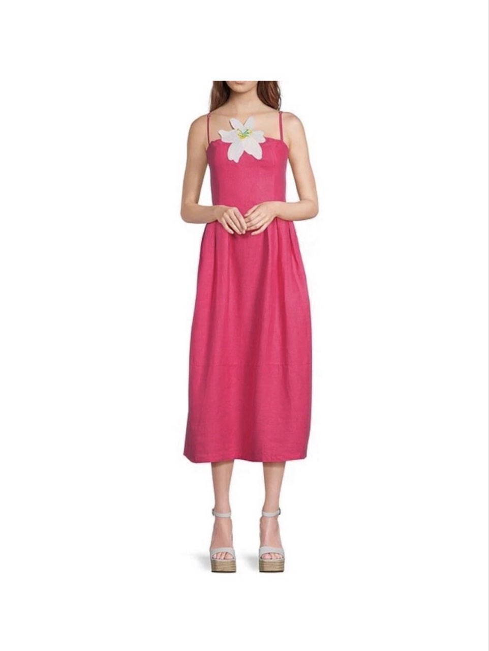 Fanm Mon Flower Midi Dress