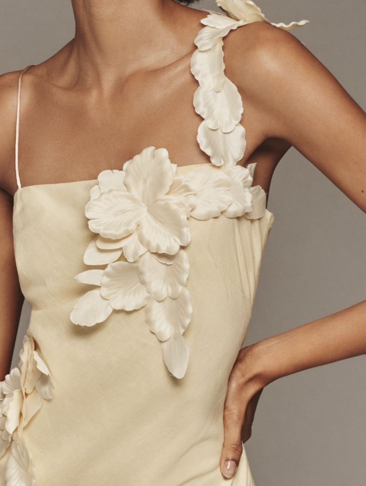 3D Applique Mini Dress