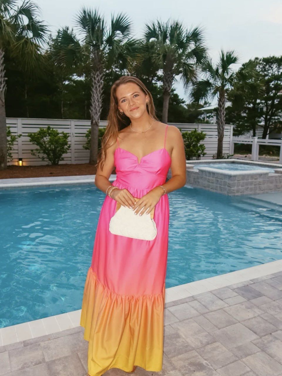 Sunset maxi dress