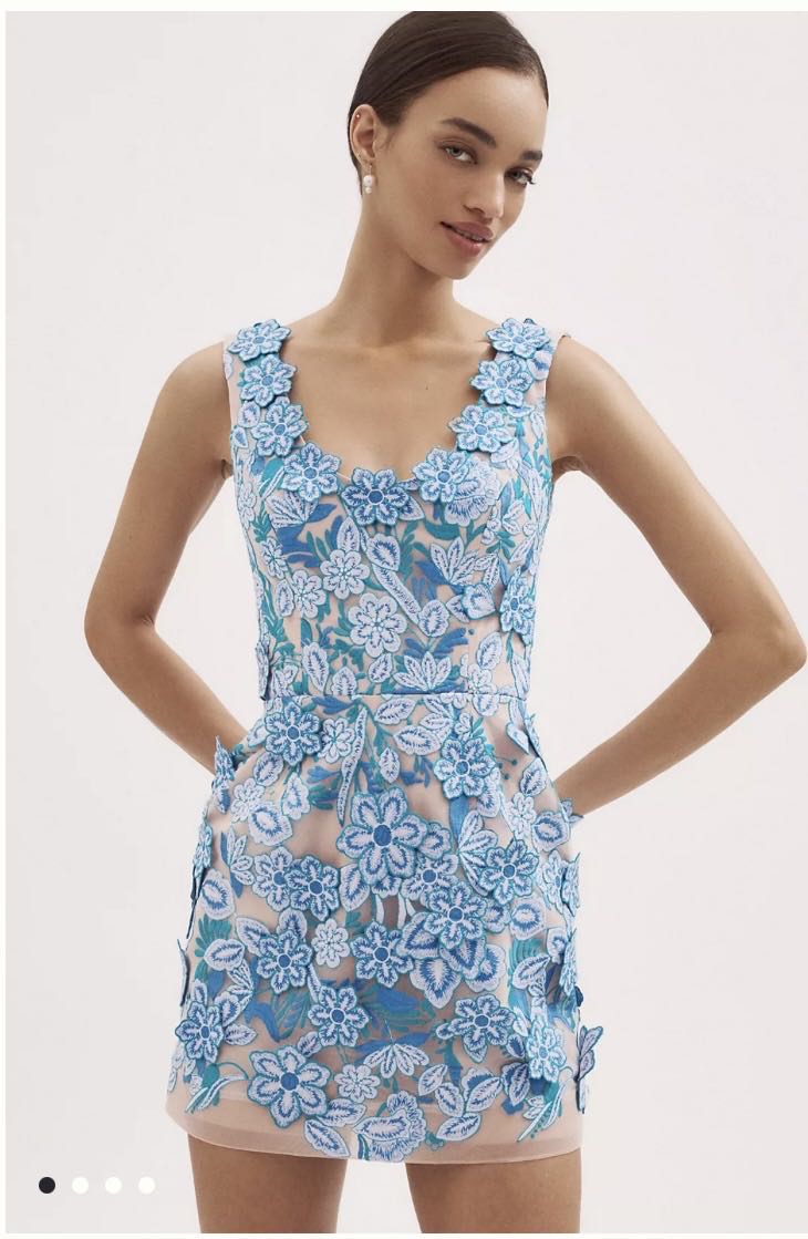 Helsi Rosana 3D Floral Mini Dress