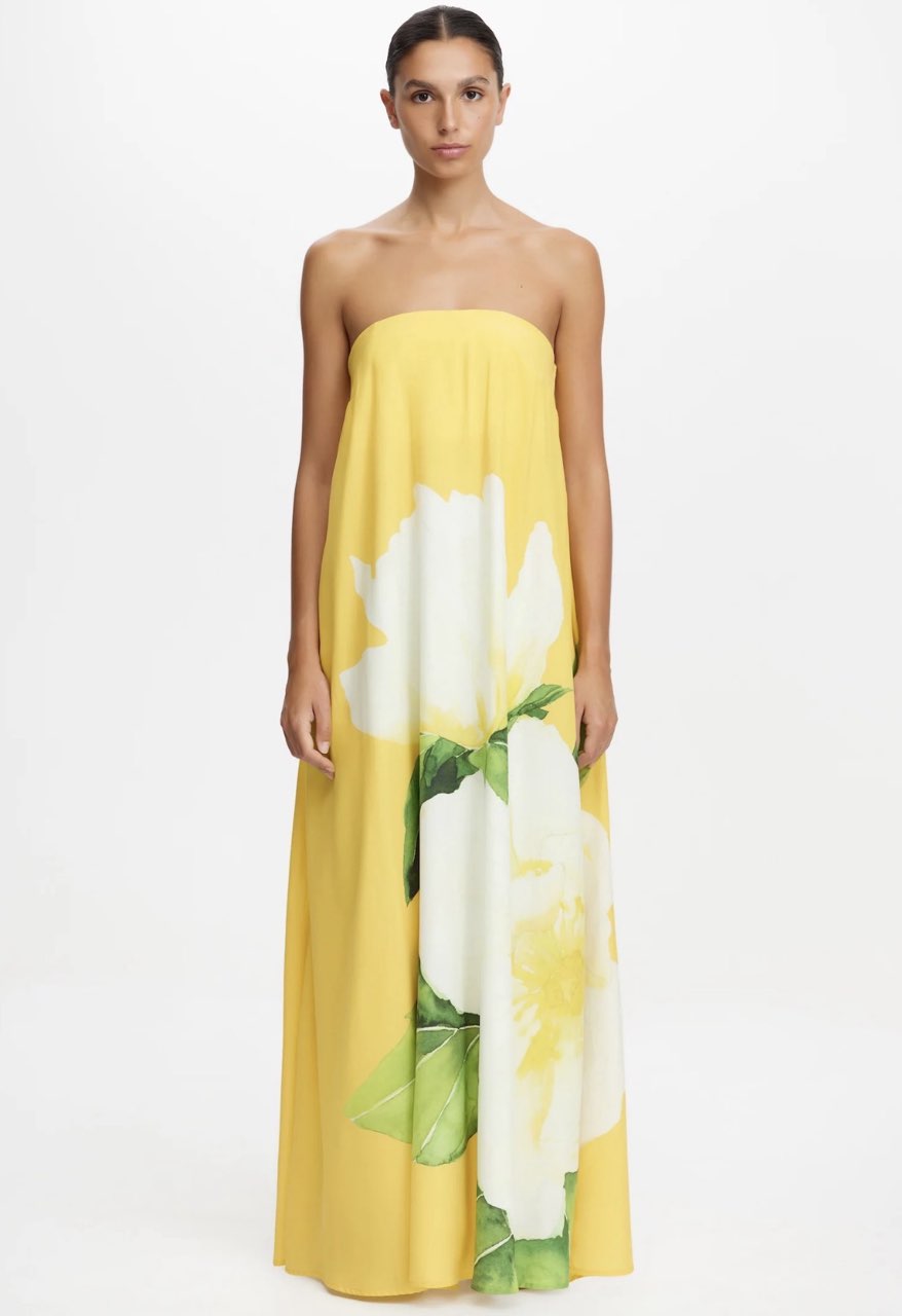 Yellow Midi/Maxi Dress