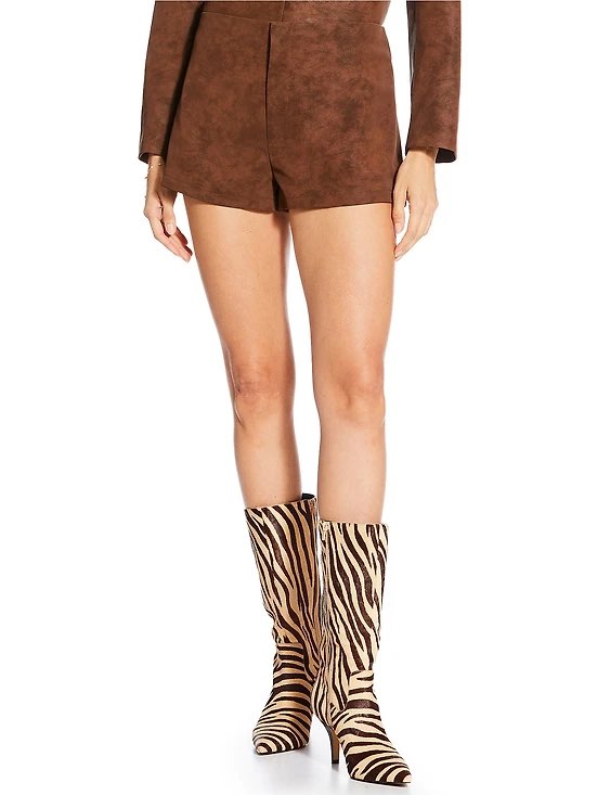 Suede Mini Shorts