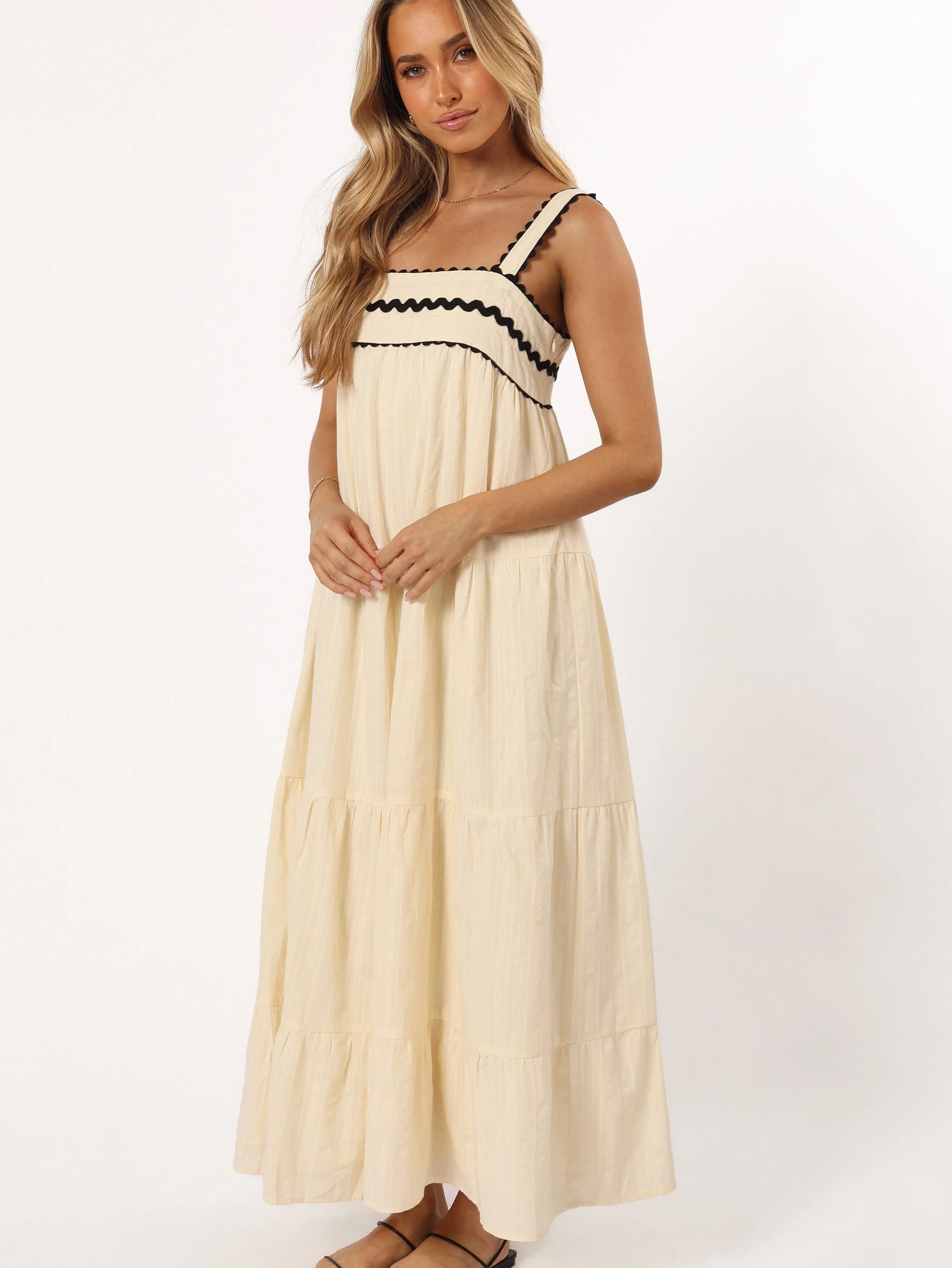Cream Maxi Dress
