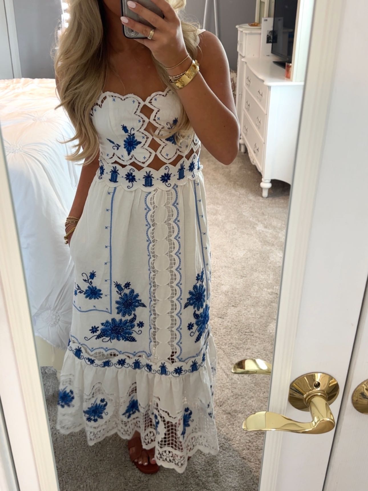 Farm Rio Floral Maxi Dress