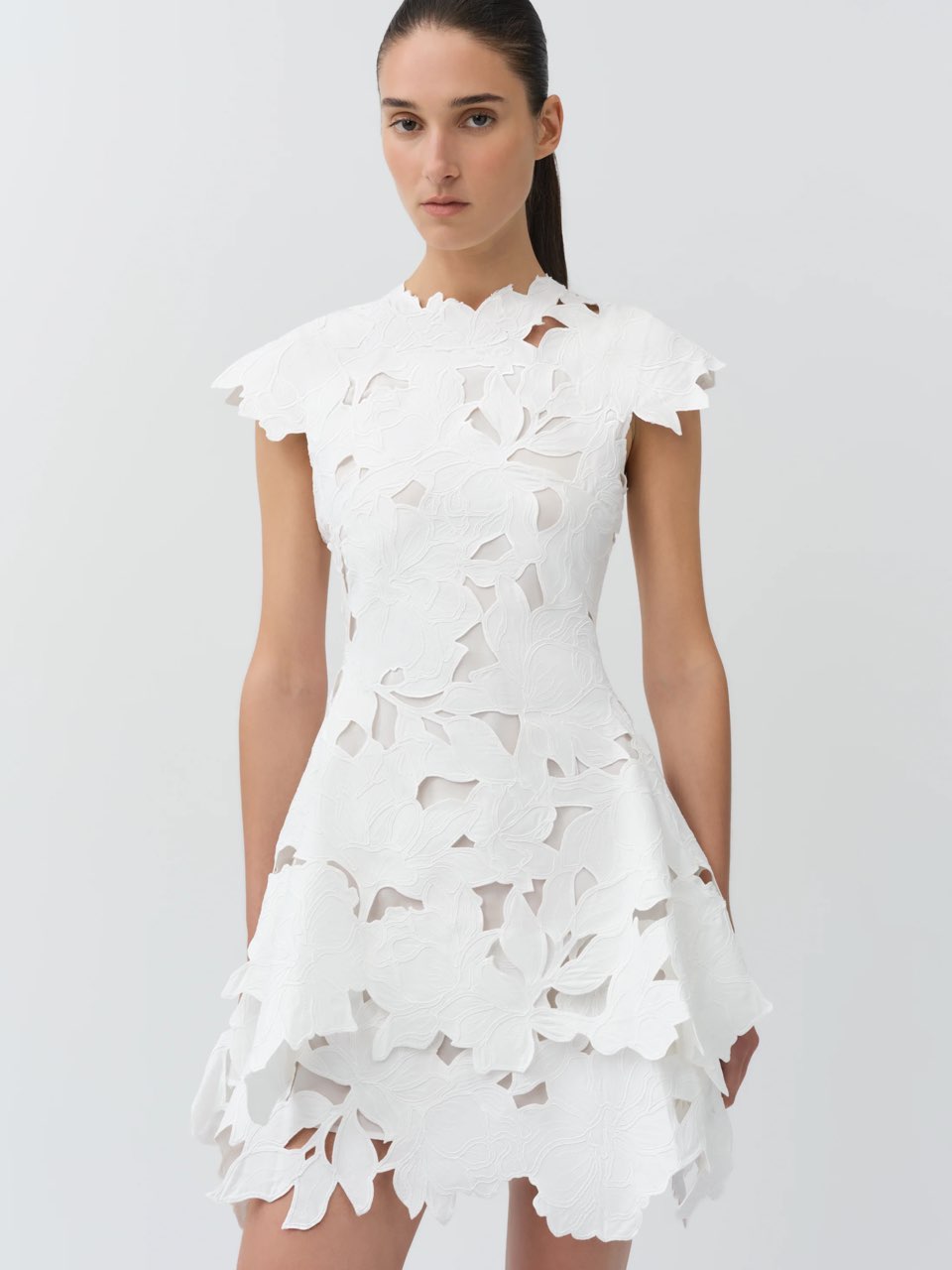 SIMKHAI Holloway Embroidered Mini Dress