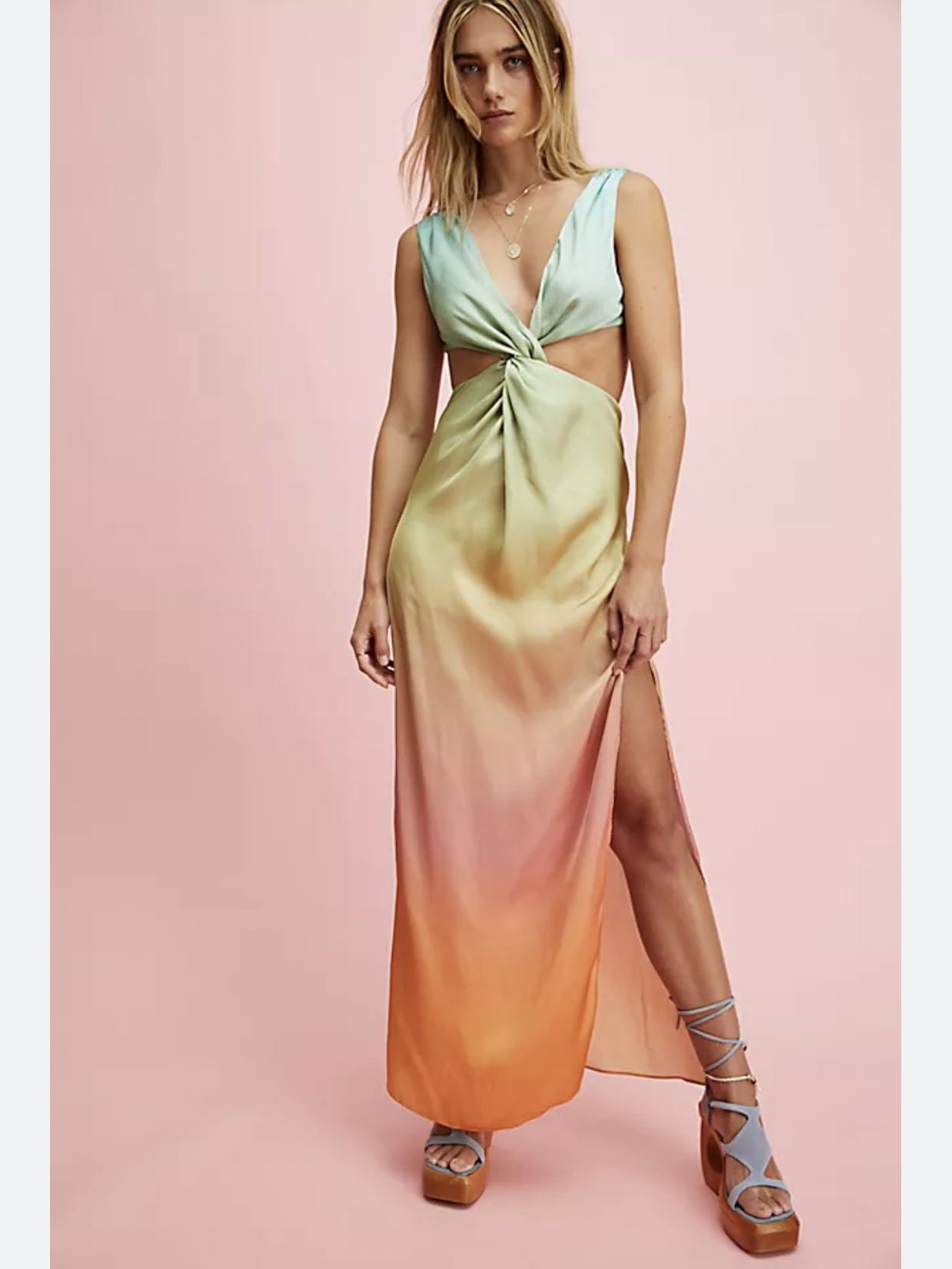 Rainbow Maxi Dress